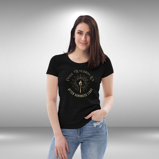 Post Tenebras Lux - Women's Relaxed Fit Tee Calvinist Apparel™