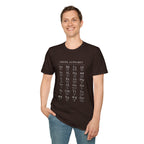 Greek Alphabet Unisex Softstyle T-Shirt - Perfect for Students and Scholars