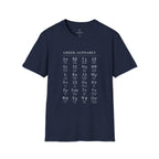 Greek Alphabet Unisex Softstyle T-Shirt - Perfect for Students and Scholars