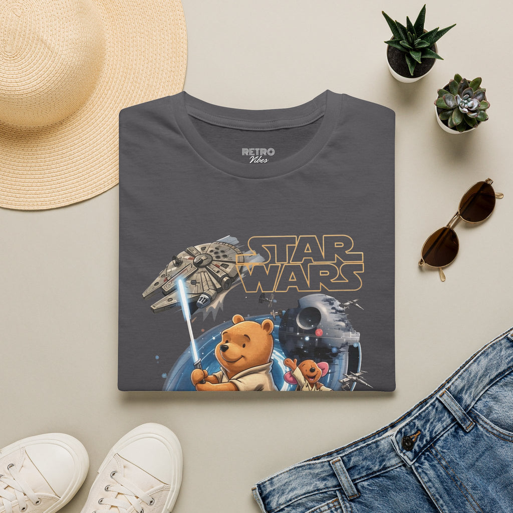 Winnie The Pooh Star Wars Tee — Retro Space Adventure Tee