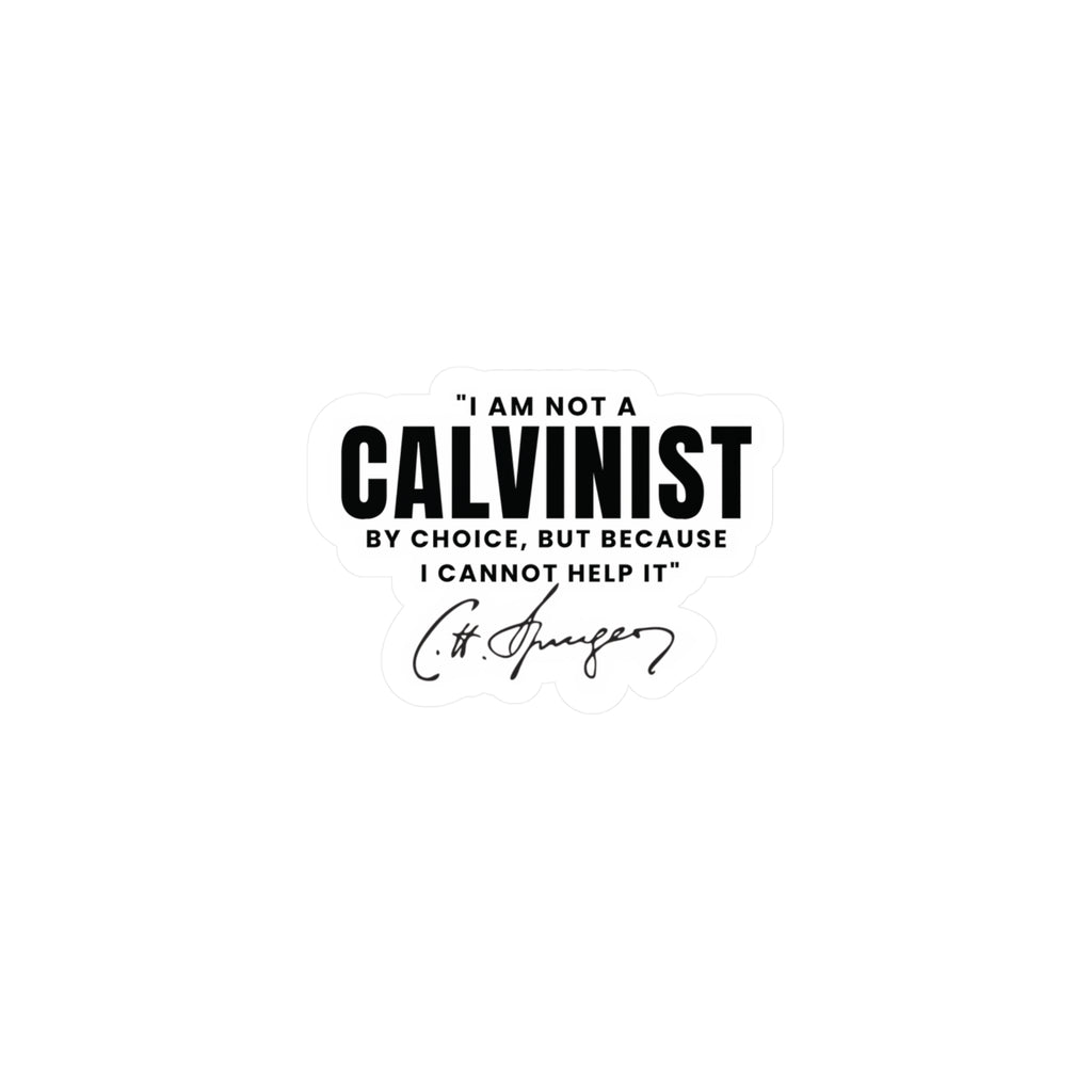 Calvinist Not By Choice - Kiss-Cut Vinyl Decals