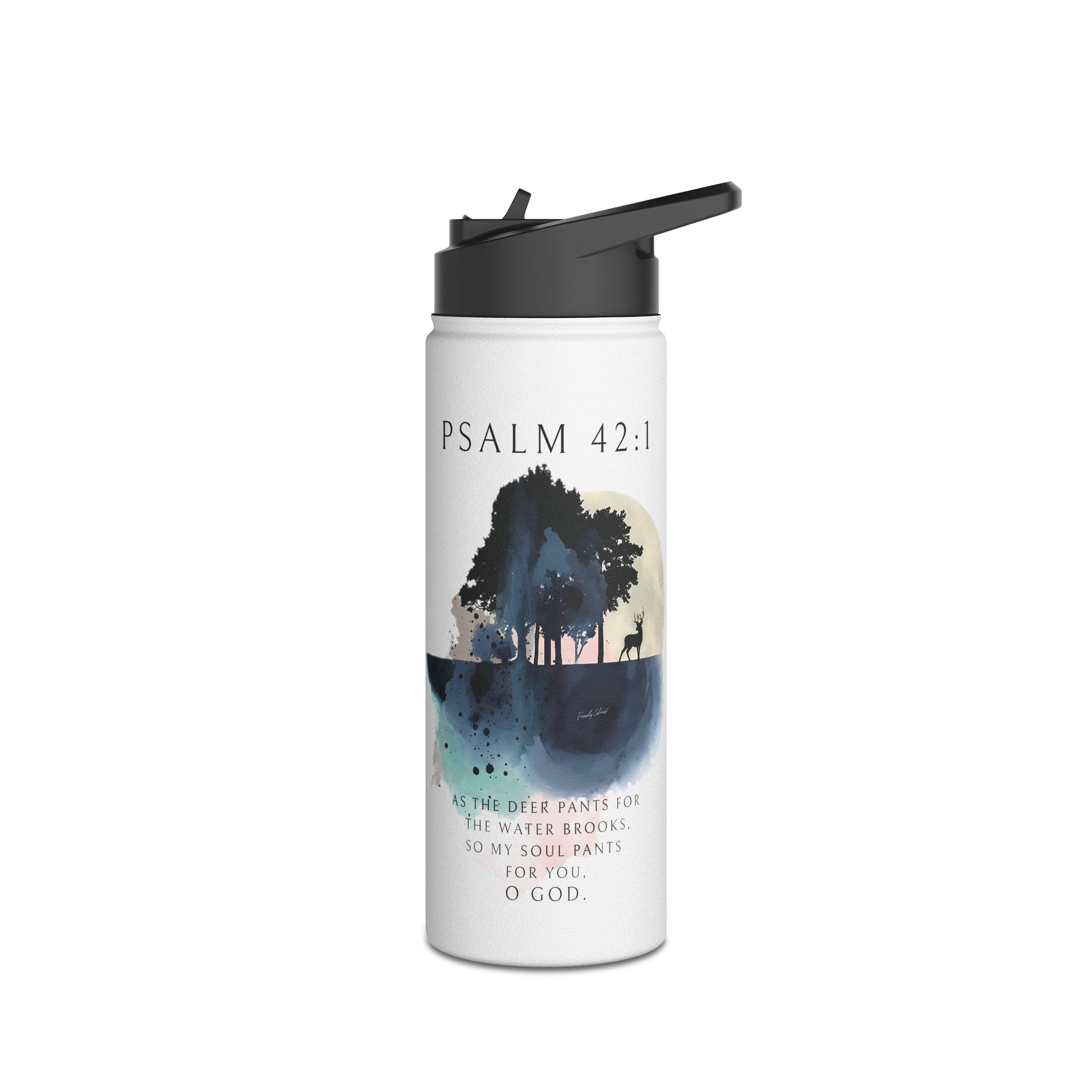 My Soul Thirsts For God - Stainless Steel Water Bottle Calvinist Apparel™