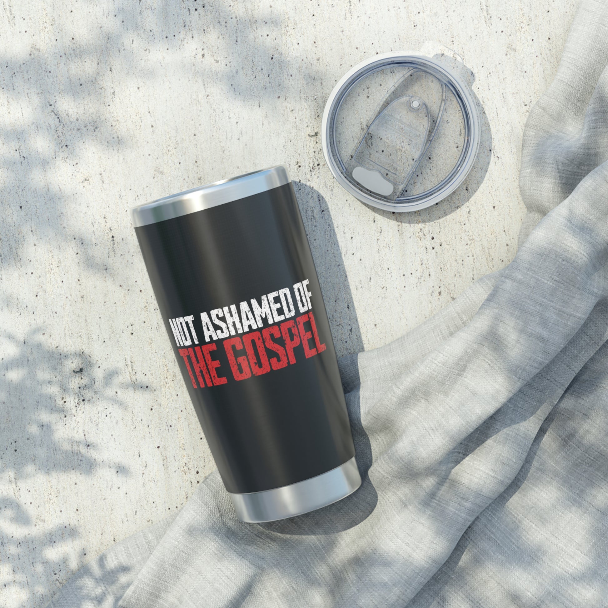 Not Ashamed of The Gospel 20oz Tumbler Calvinist Apparel™