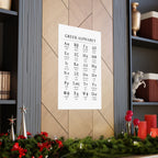 Greek Alphabet - Matte Vertical Posters