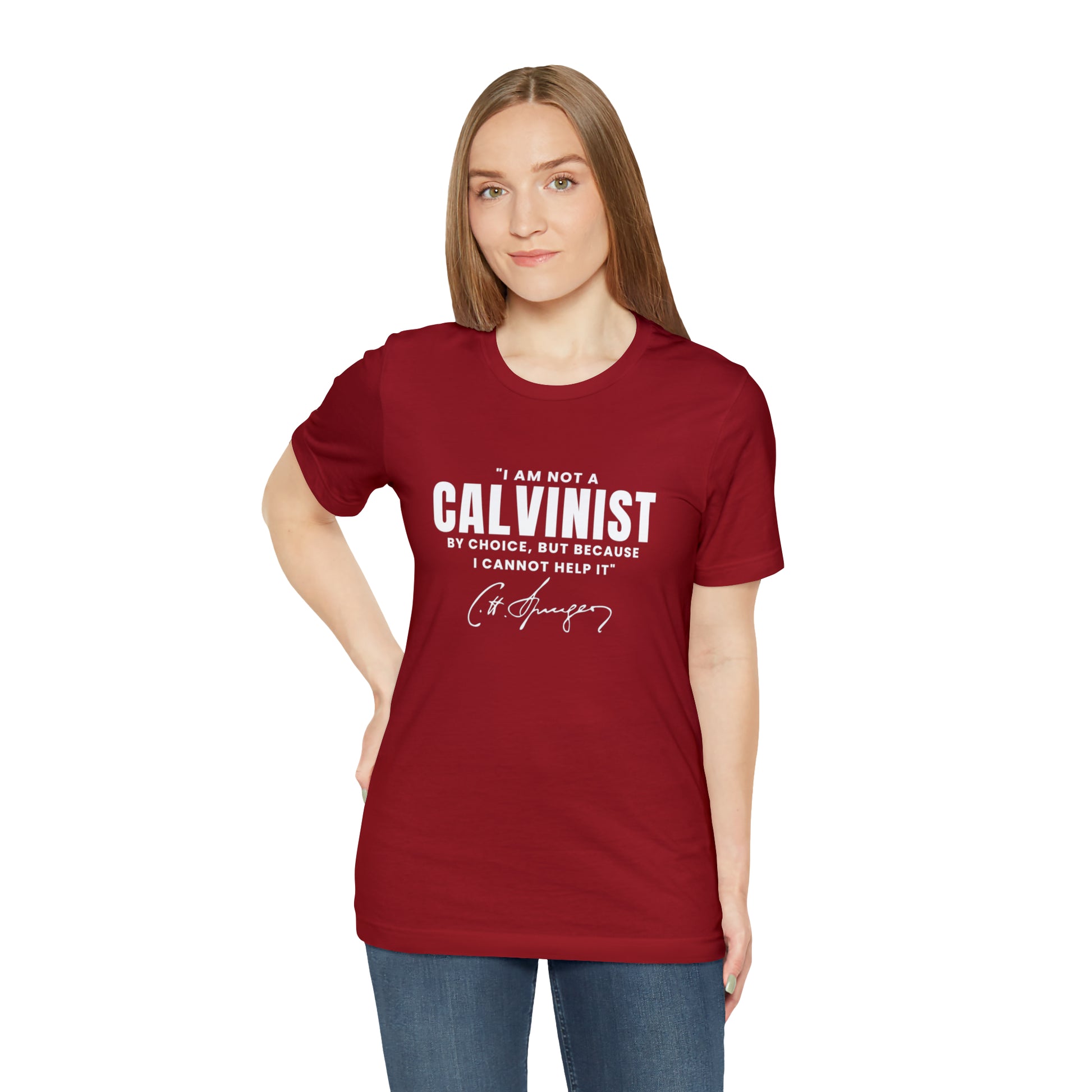 Not a Calvinist by Choice - Unisex Tee Calvinist Apparel™