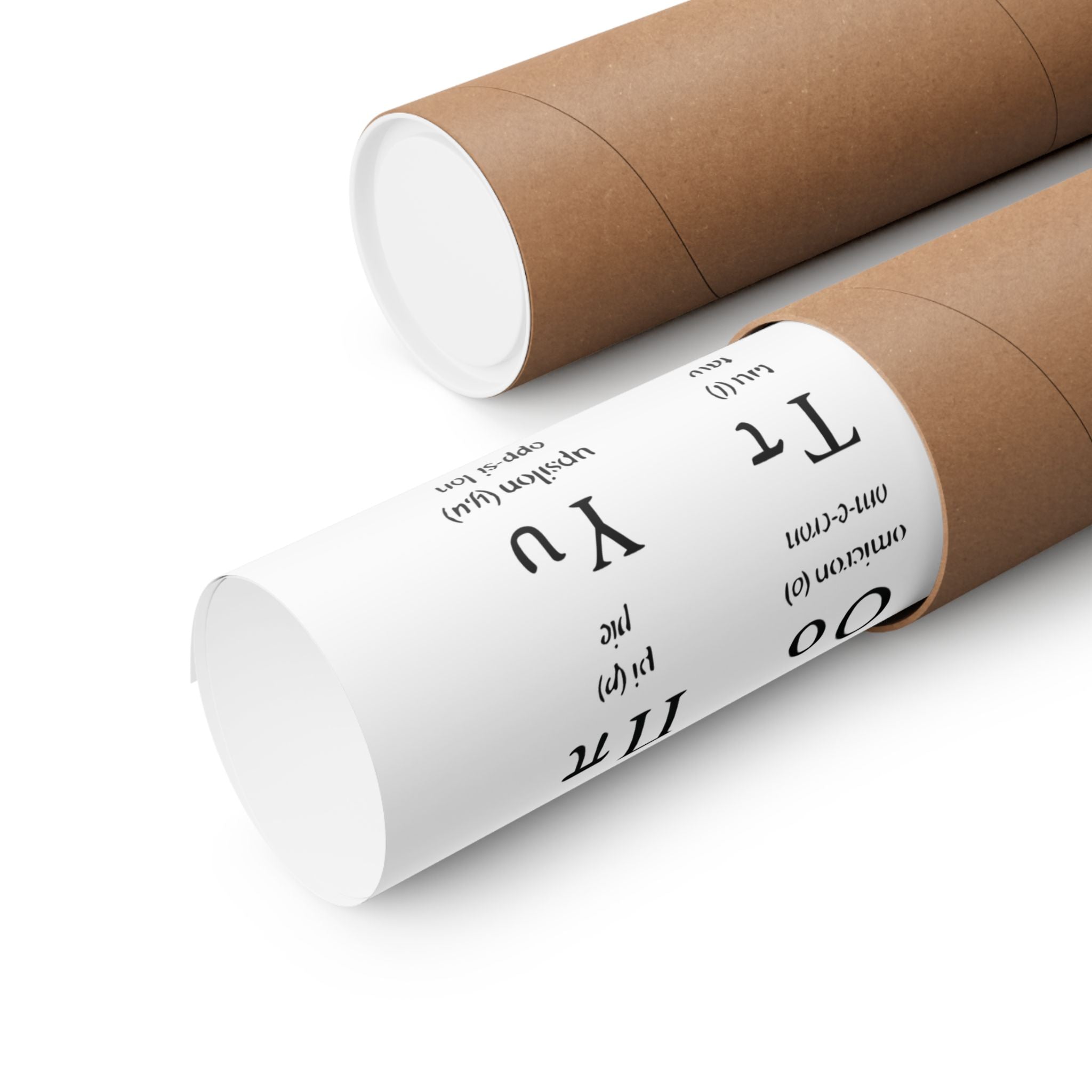 Greek Alphabet - Matte Vertical Posters