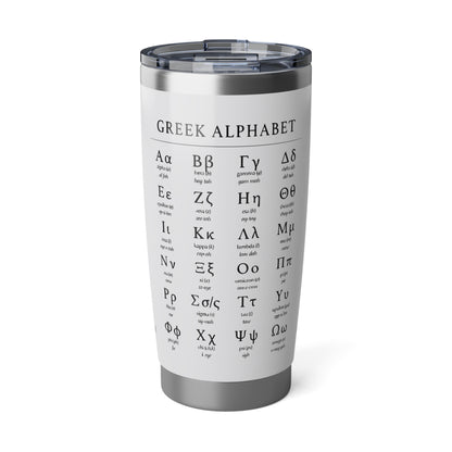 Greek Alphabet 20oz Tumbler
