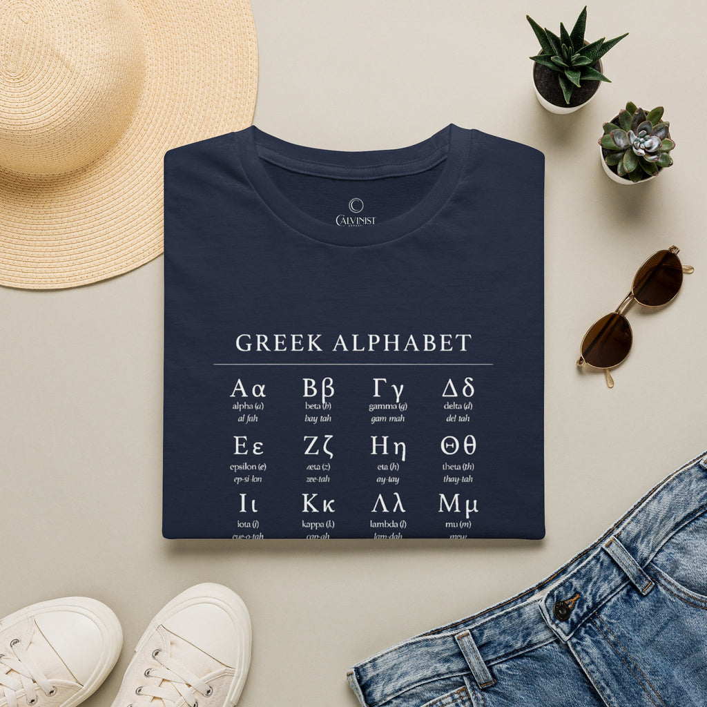 Greek Alphabet Unisex Softstyle T-Shirt - Perfect for Students and Scholars