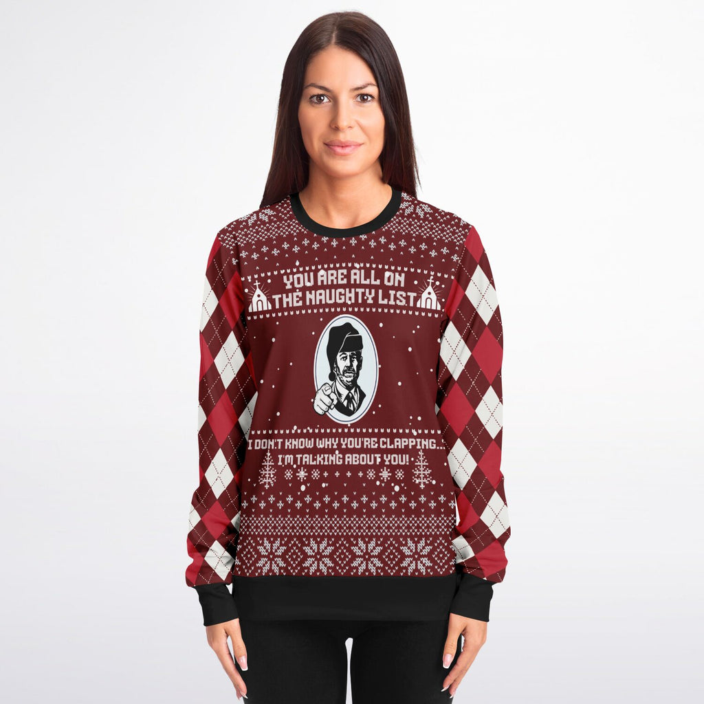 Paul Washer Naughty List - Cardinal Red Sweatshirt