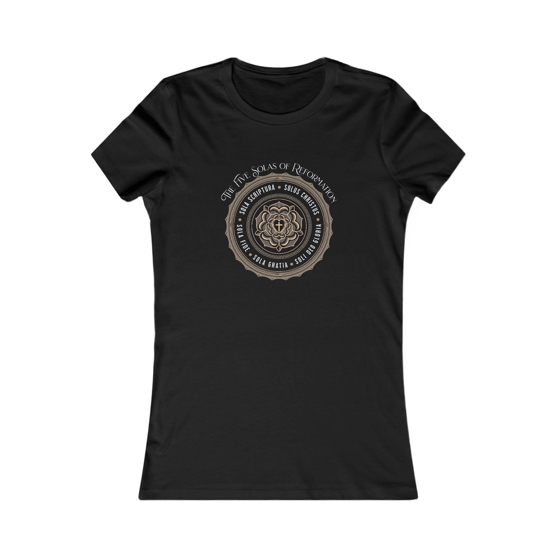 The 5 Solas - Women's Slim Fit Tee Calvinist Apparel™