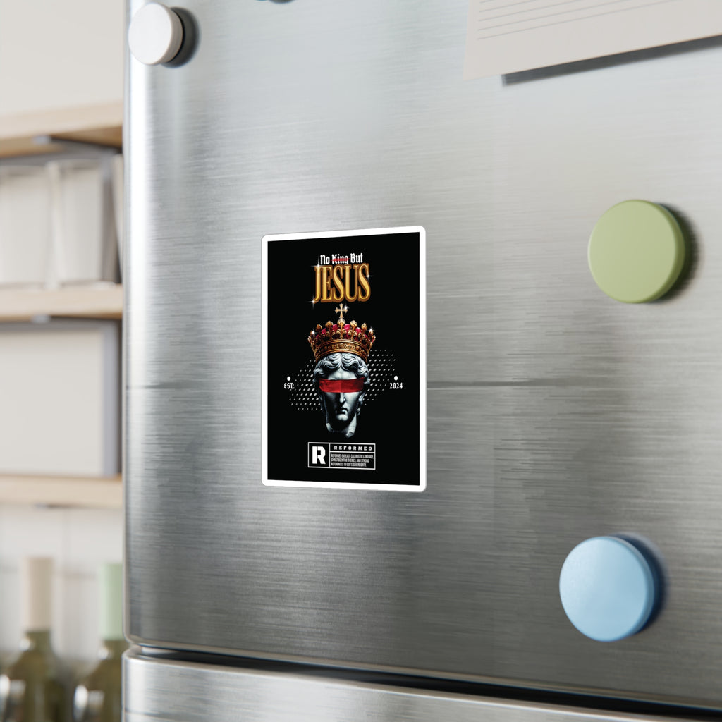 No King But Jesus - II - Kiss-Cut Vinyl Decals