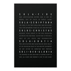 The Five Solas Poster