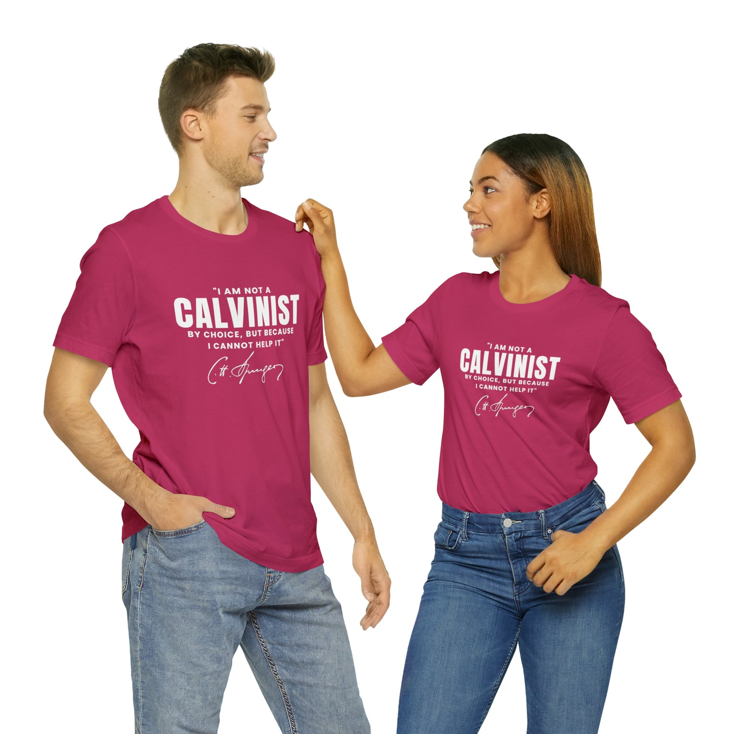 Not a Calvinist by Choice - Unisex Tee Calvinist Apparel™