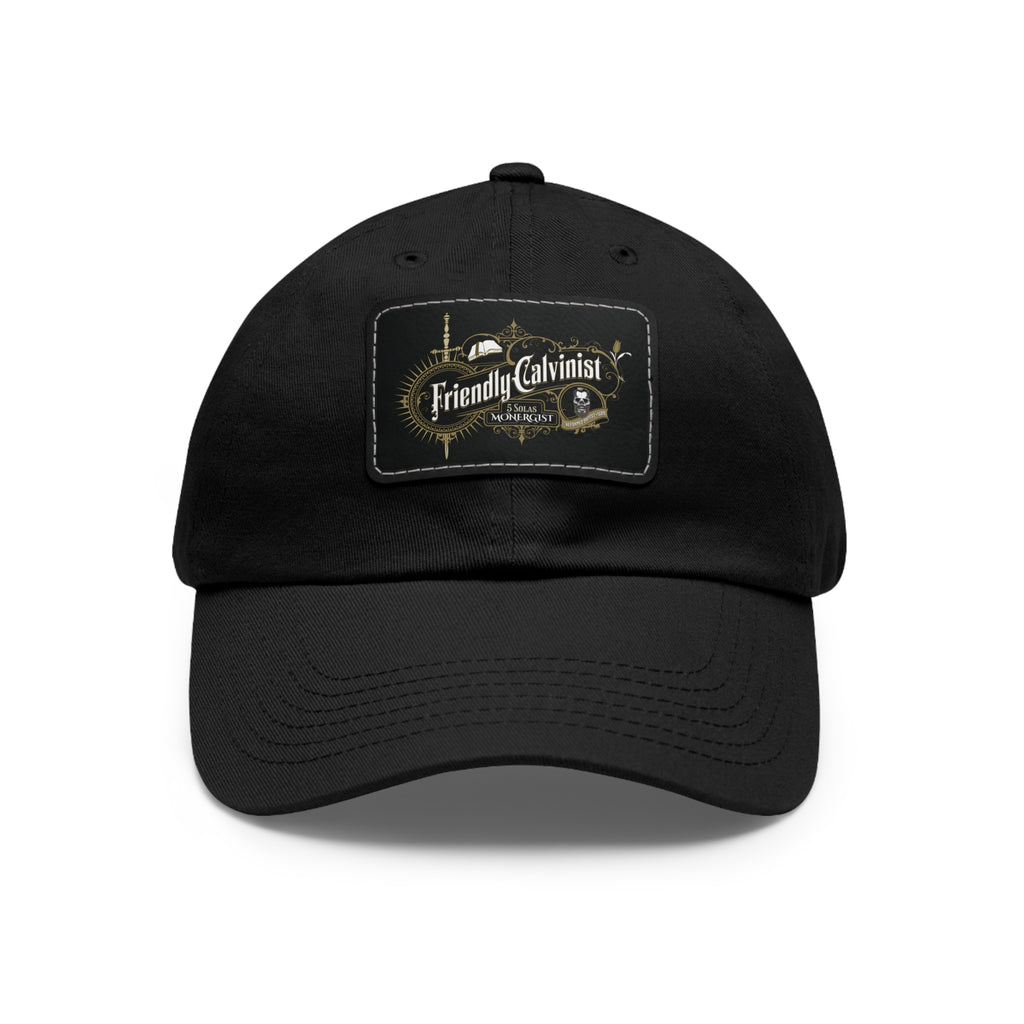 Friendly Calvinist Original - Dad Hat with Leather Patch Calvinist Apparel™