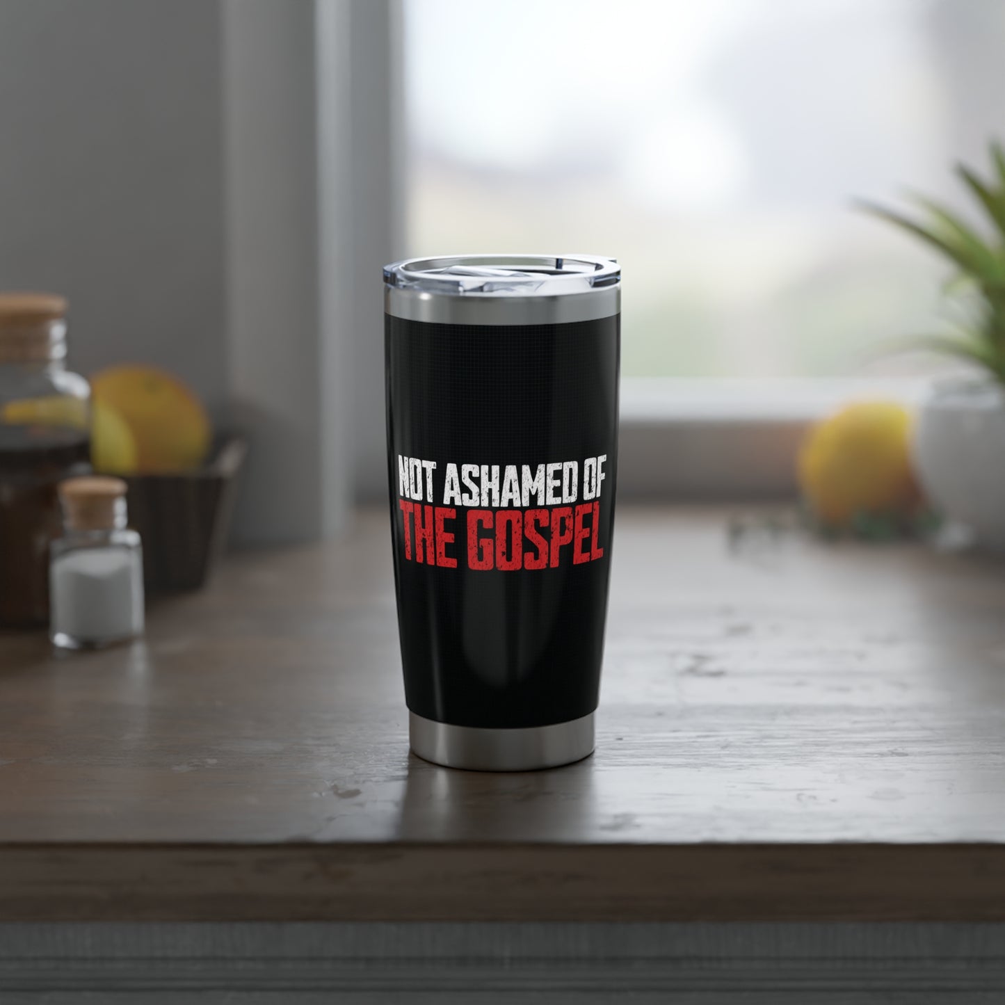 Not Ashamed of The Gospel 20oz Tumbler Calvinist Apparel™