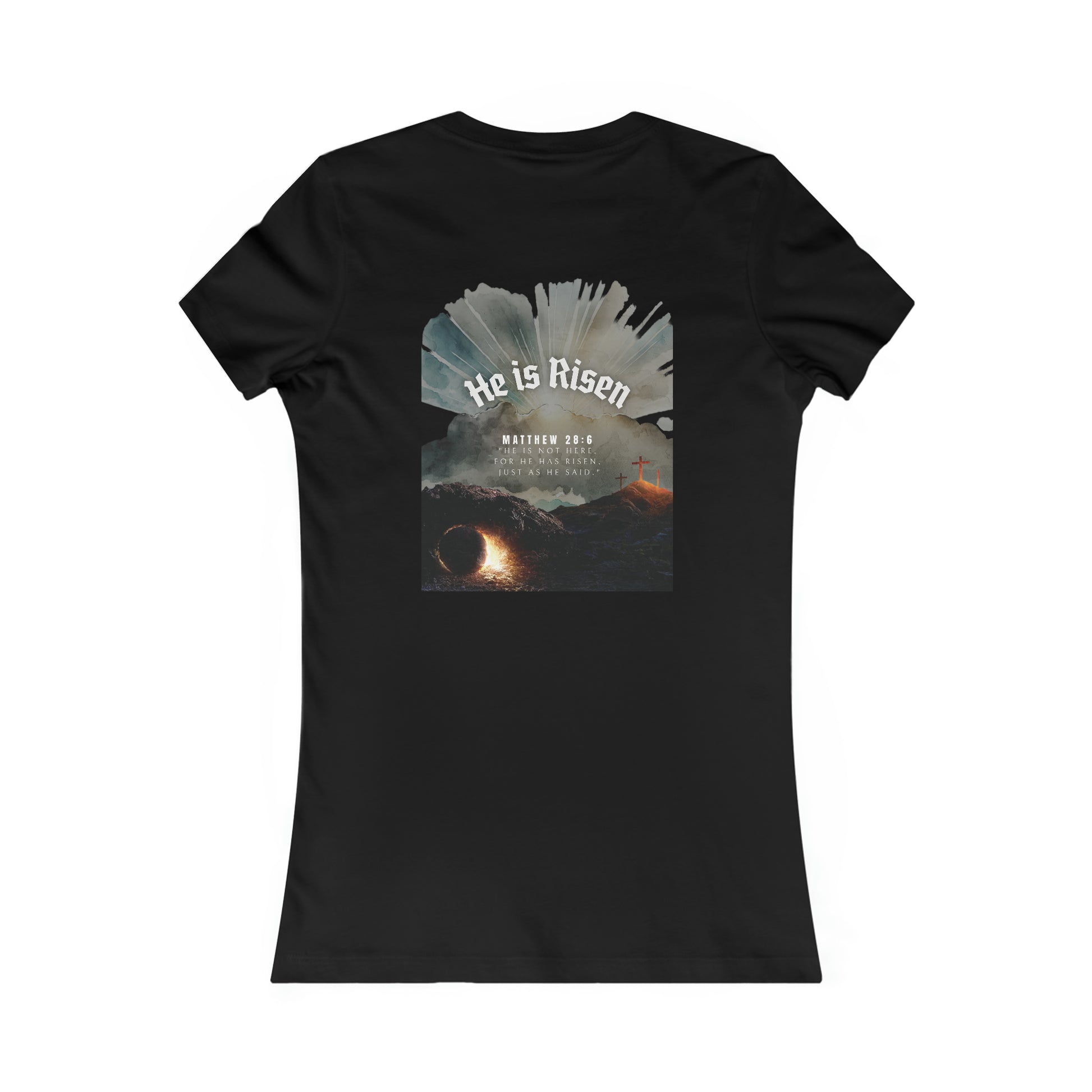 He Is Risen - Women's Slim Fit Tee Calvinist Apparel™