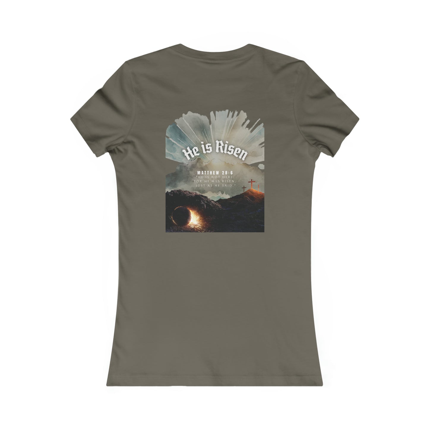 He Is Risen - Women's Slim Fit Tee Calvinist Apparel™