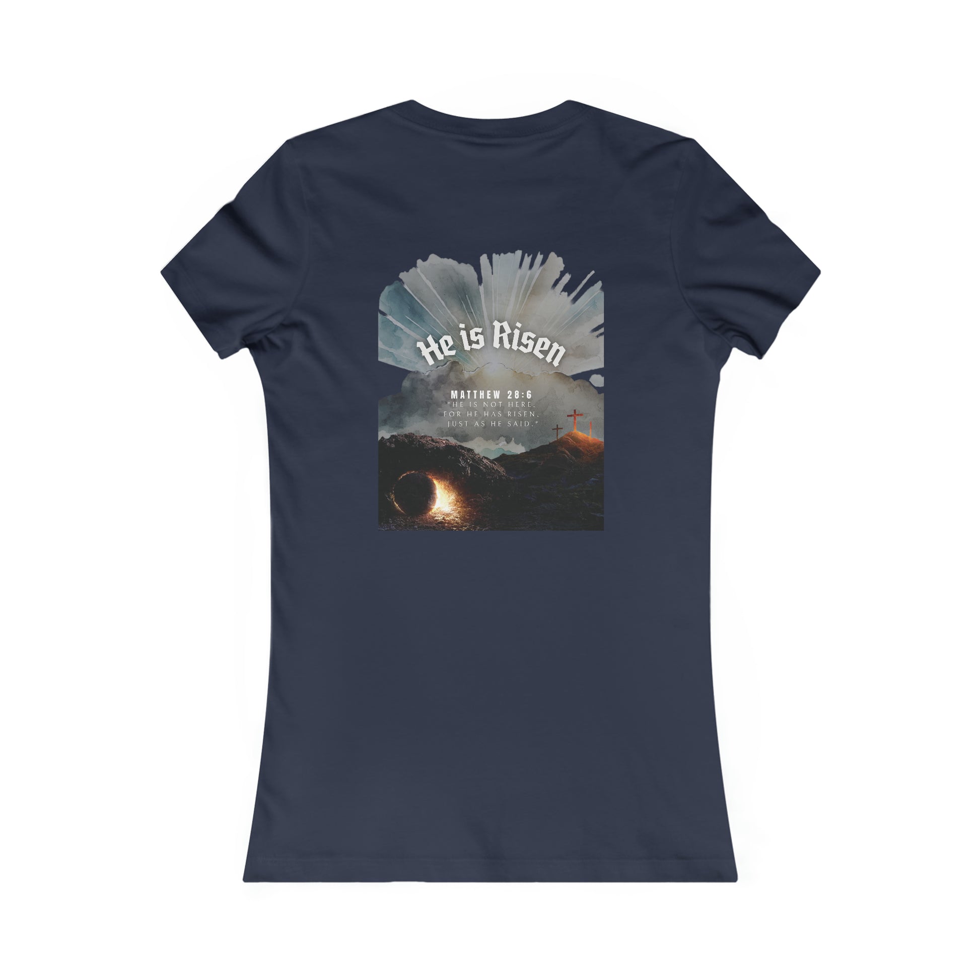 He Is Risen - Women's Slim Fit Tee Calvinist Apparel™