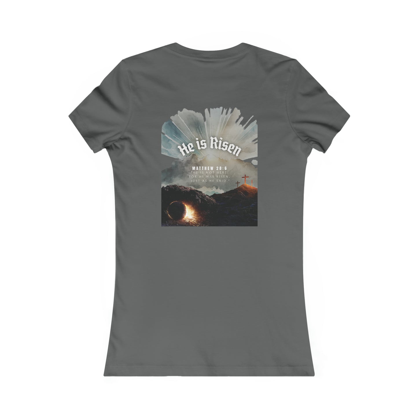 He Is Risen - Women's Slim Fit Tee Calvinist Apparel™