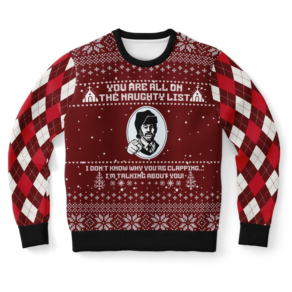 Paul Washer Naughty List - Cardinal Red Sweatshirt
