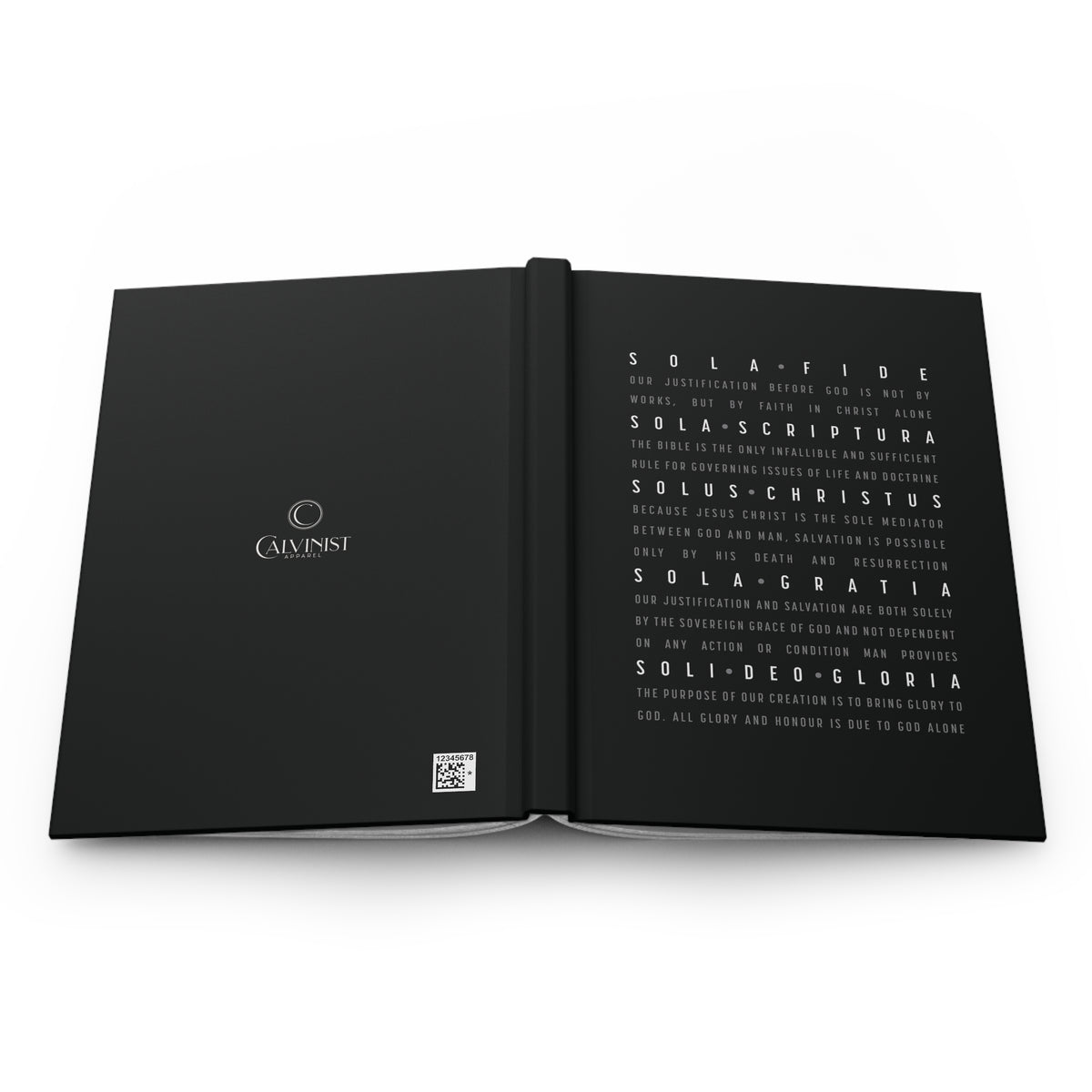 Sola Fide / Sola Scriptura Lined Notebook /Hardcover Journal