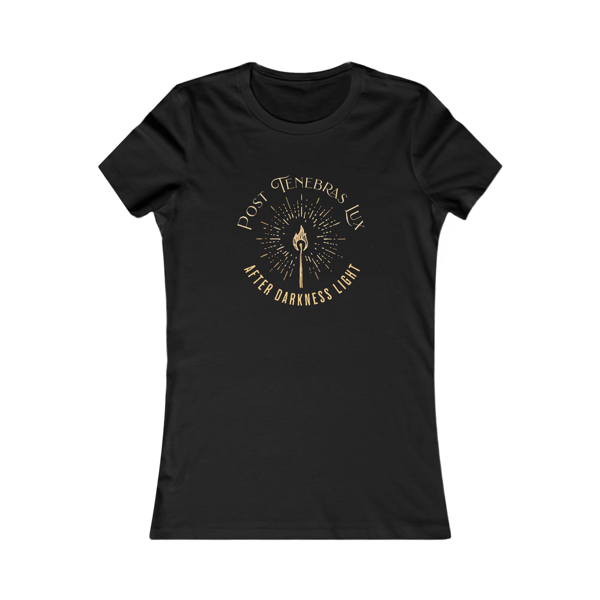 Post Tenebras Lux - Women's Slim Fit Tee Calvinist Apparel™