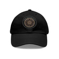 The 5 Solas of Reformation Dad Hat with Round Leather Patch