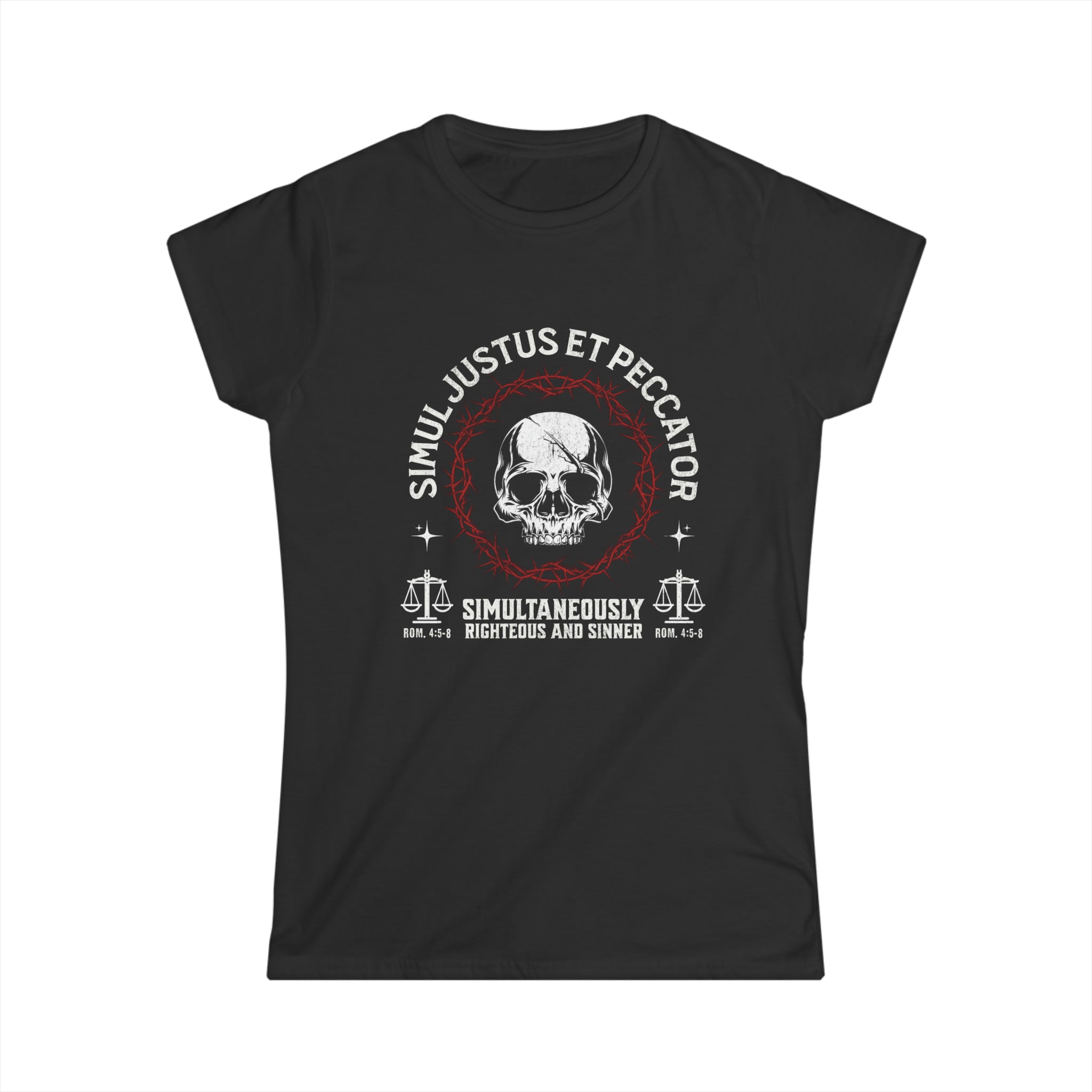Simul Justus et Peccator - Women's Relaxed Fit Tee Calvinist Apparel™