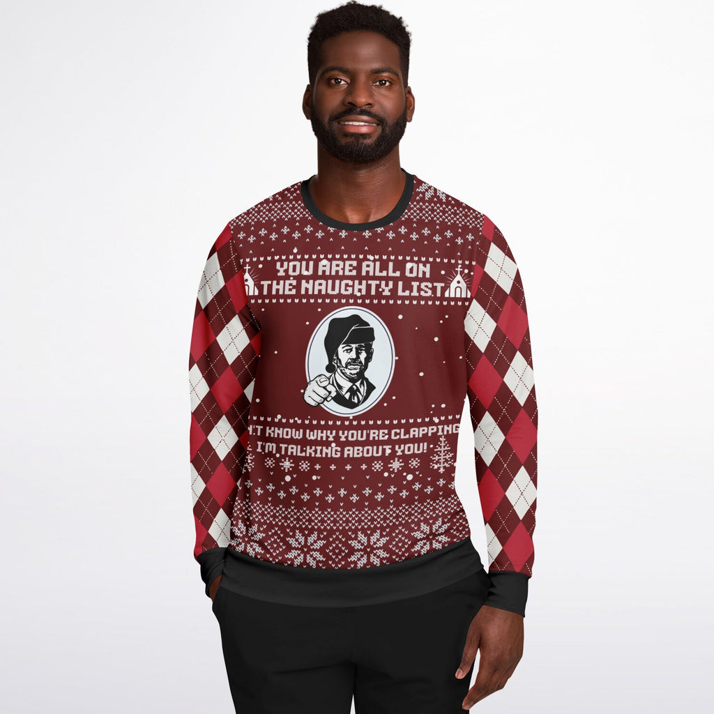 Paul Washer Naughty List - Cardinal Red Sweatshirt