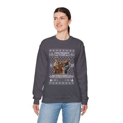 Punching Heretics II - Unisex Crewneck Sweatshirt