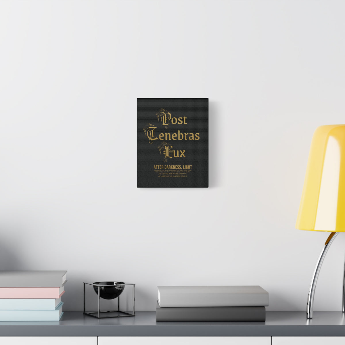 Post Tenebras Lux - Canvas Print