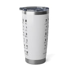 Hebrew Alphabet 20oz Tumbler