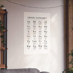 Greek Alphabet - Matte Vertical Posters