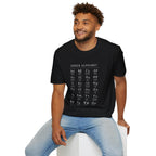 Greek Alphabet Unisex Softstyle T-Shirt - Perfect for Students and Scholars