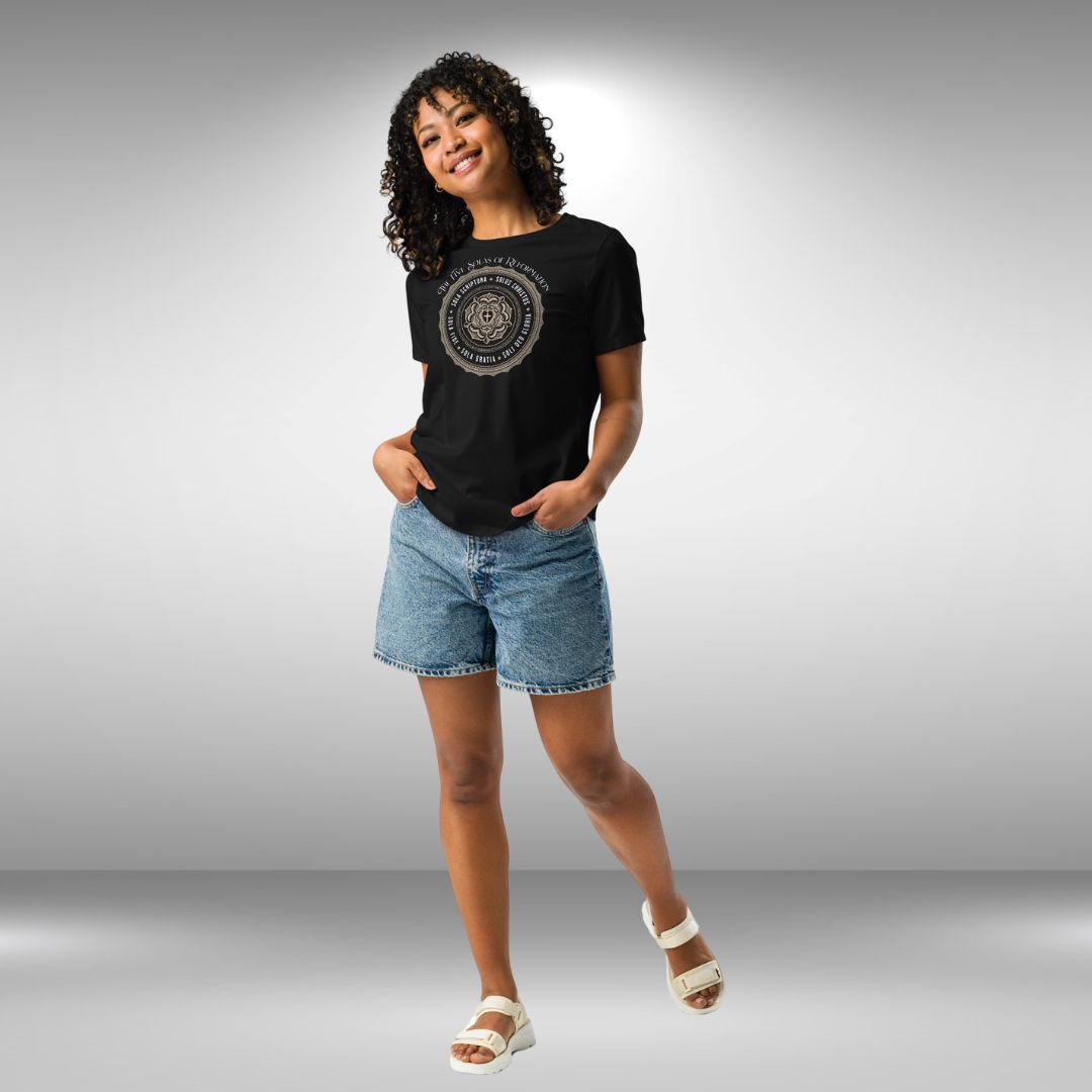 The 5 Solas - Women's Slim Fit Tee Calvinist Apparel™