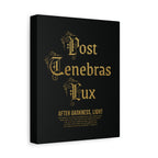 Post Tenebras Lux - Canvas Print