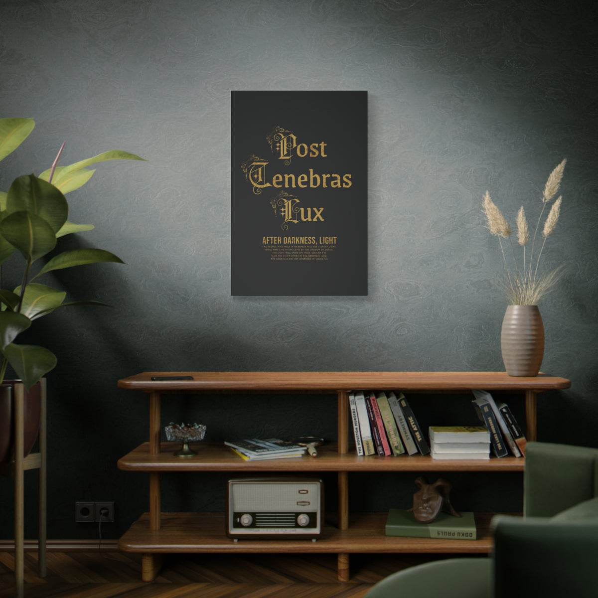 Post Tenebras Lux - Canvas Print