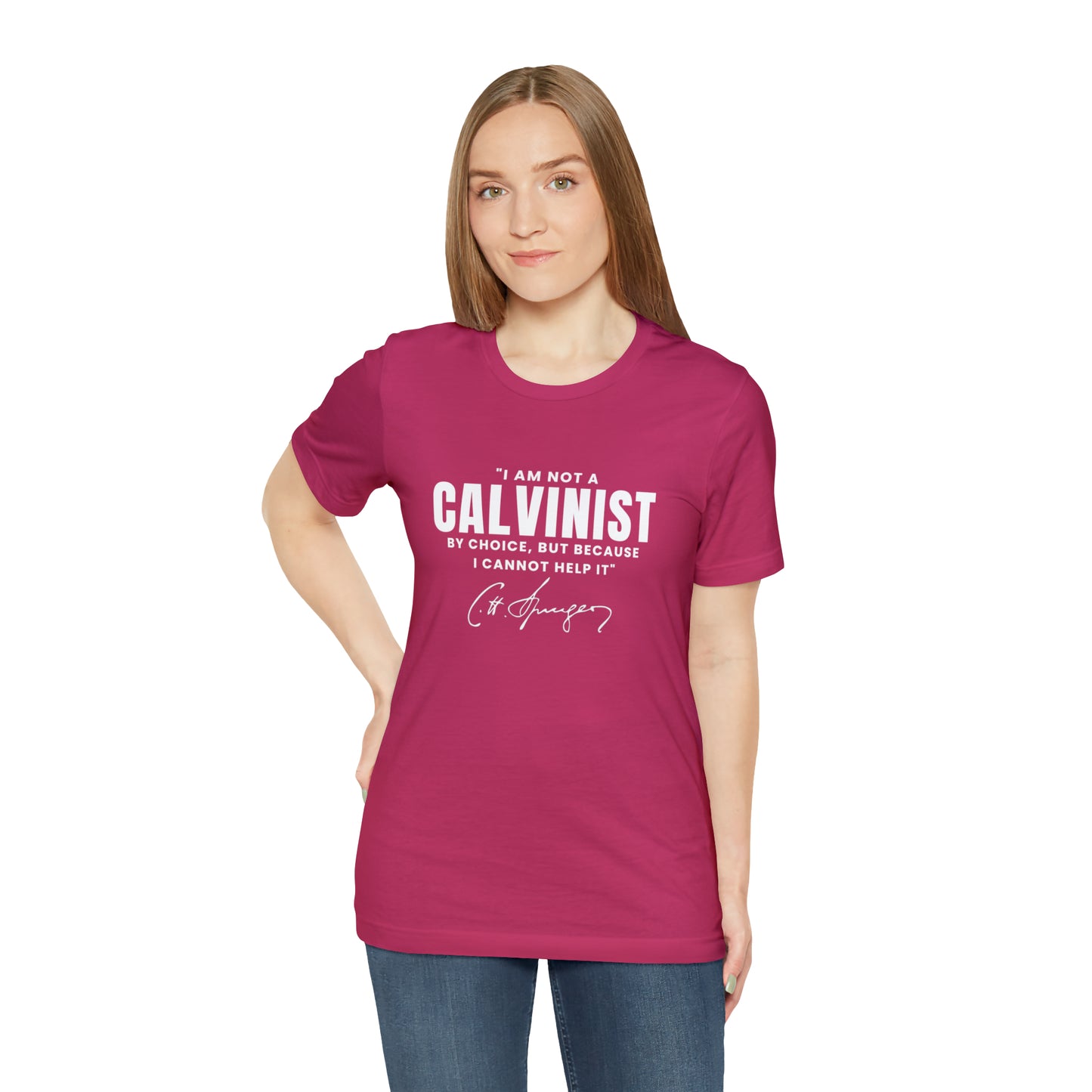 Not a Calvinist by Choice - Unisex Tee Calvinist Apparel™