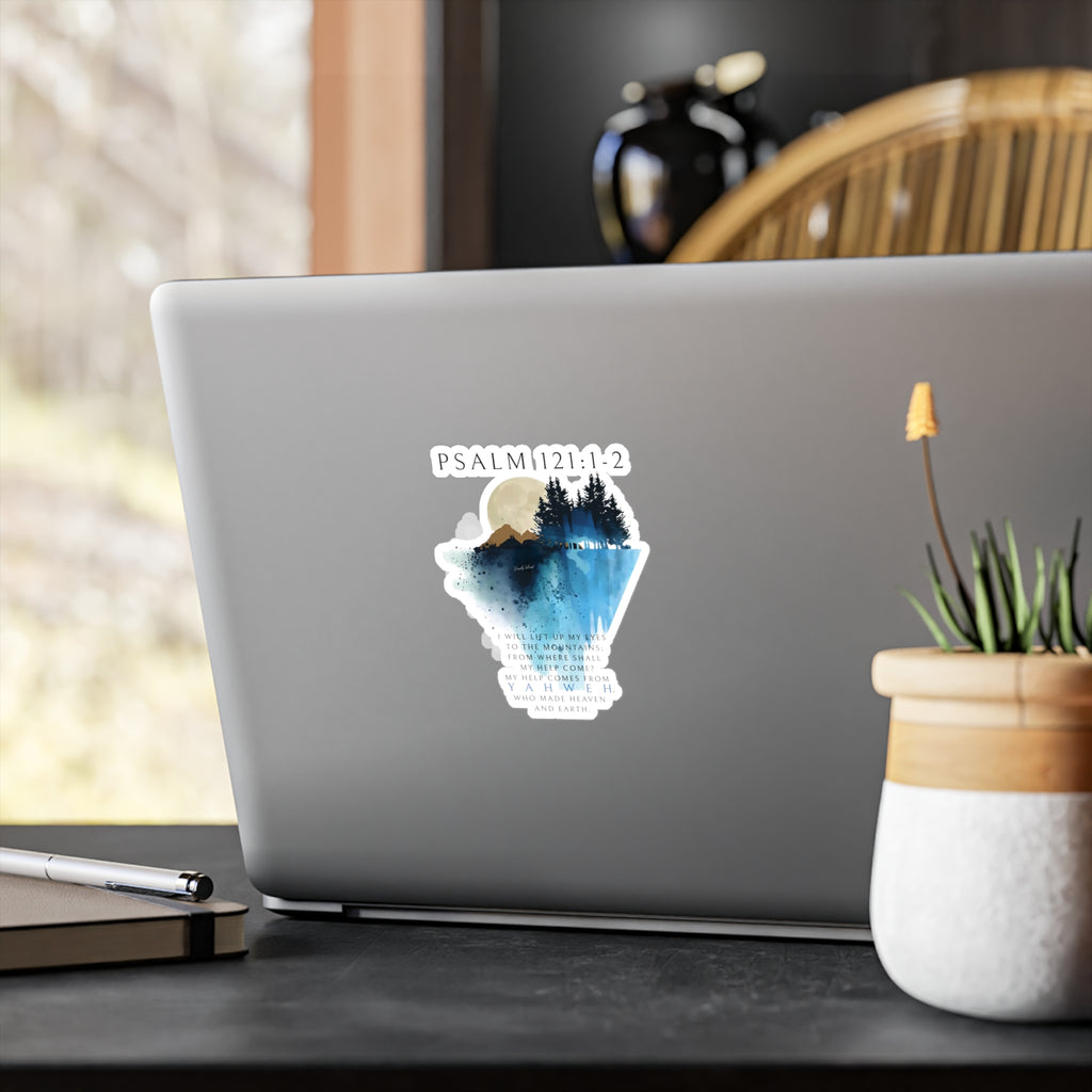 My Help Comes From YAHWEH - Kiss-Cut Vinyl Decals