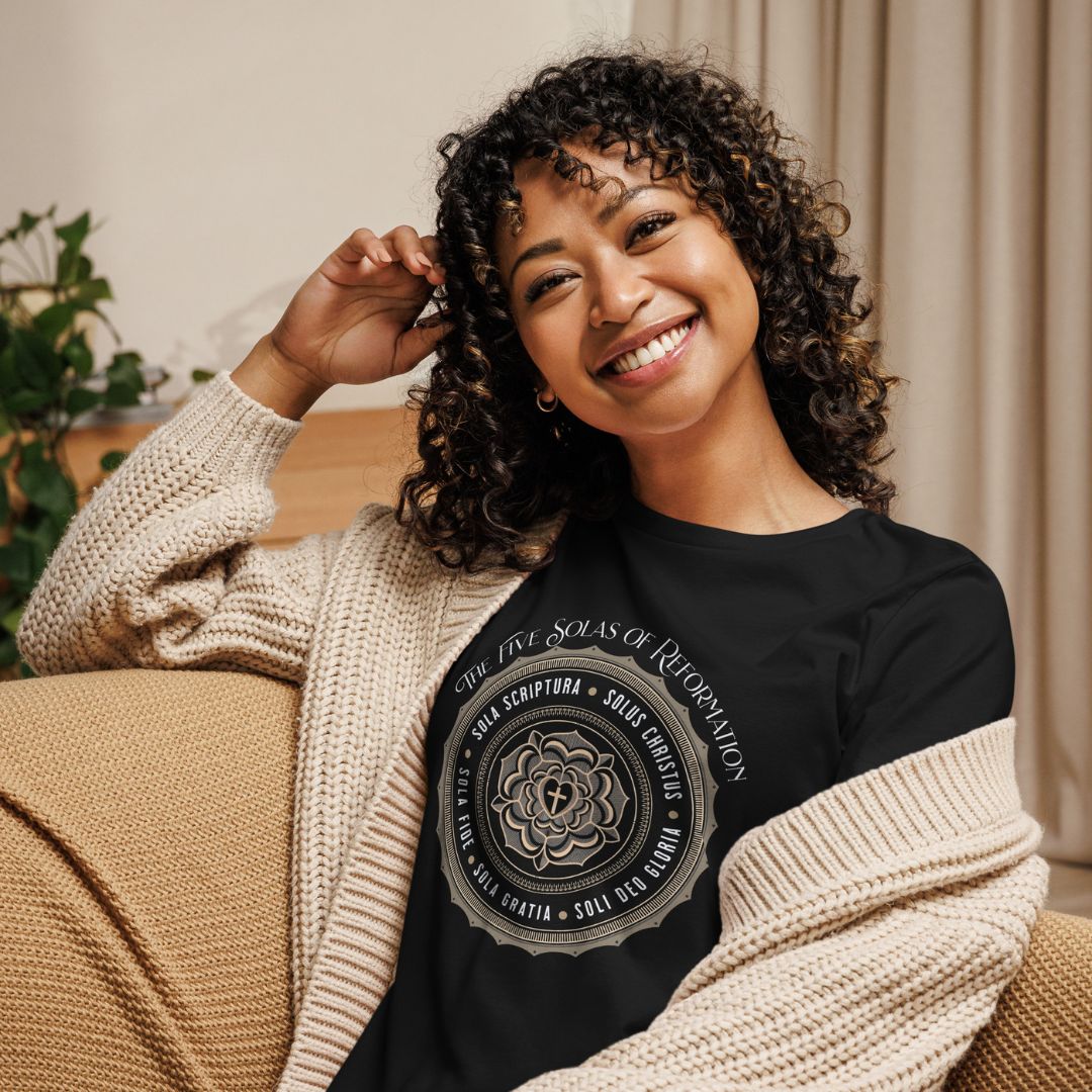 The 5 Solas - Women's Slim Fit Tee Calvinist Apparel™