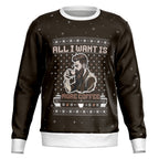 All I Want is More Coffee - For Him - Brown Sweatshirt