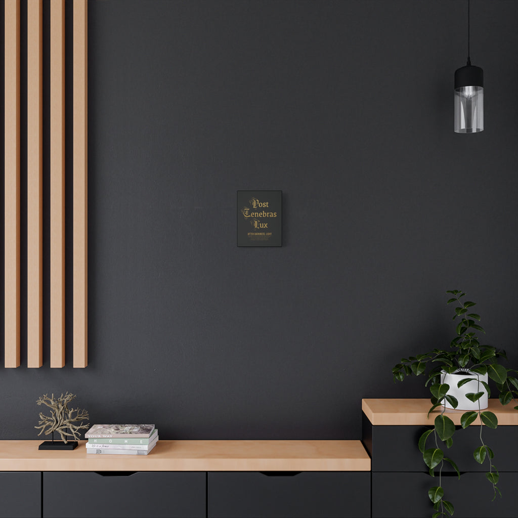 Post Tenebras Lux - Canvas Print