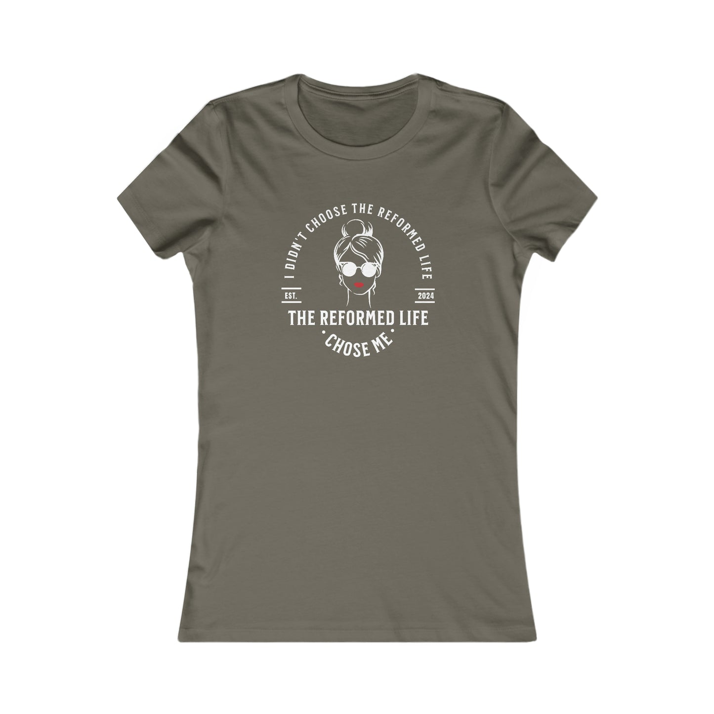 The Reformed Life Chose Me - Women's Slim Fit Tee Calvinist Apparel™