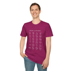 Greek Alphabet Unisex Softstyle T-Shirt - Perfect for Students and Scholars