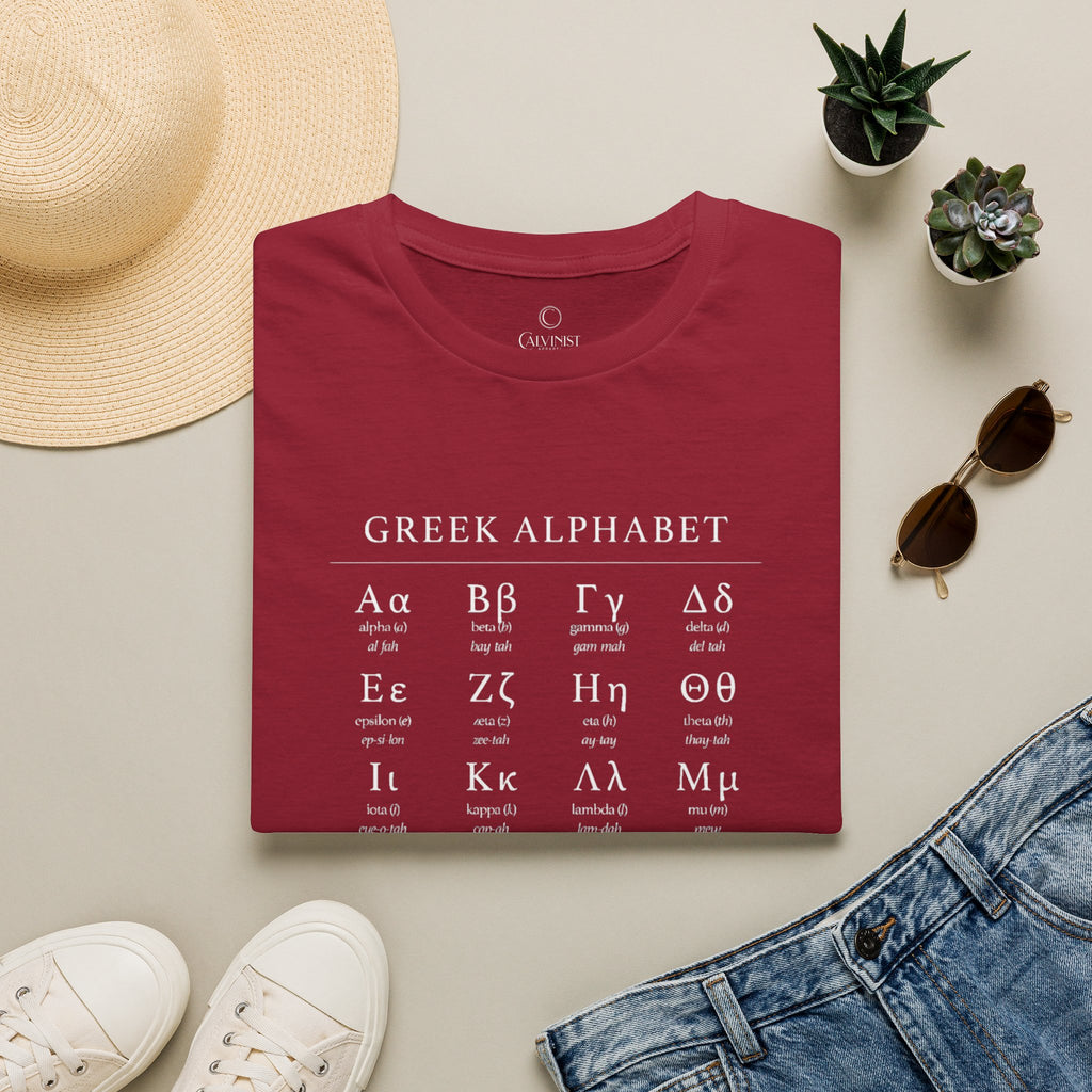 Greek Alphabet Unisex Softstyle T-Shirt - Perfect for Students and Scholars