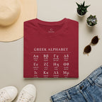 Greek Alphabet Unisex Softstyle T-Shirt - Perfect for Students and Scholars