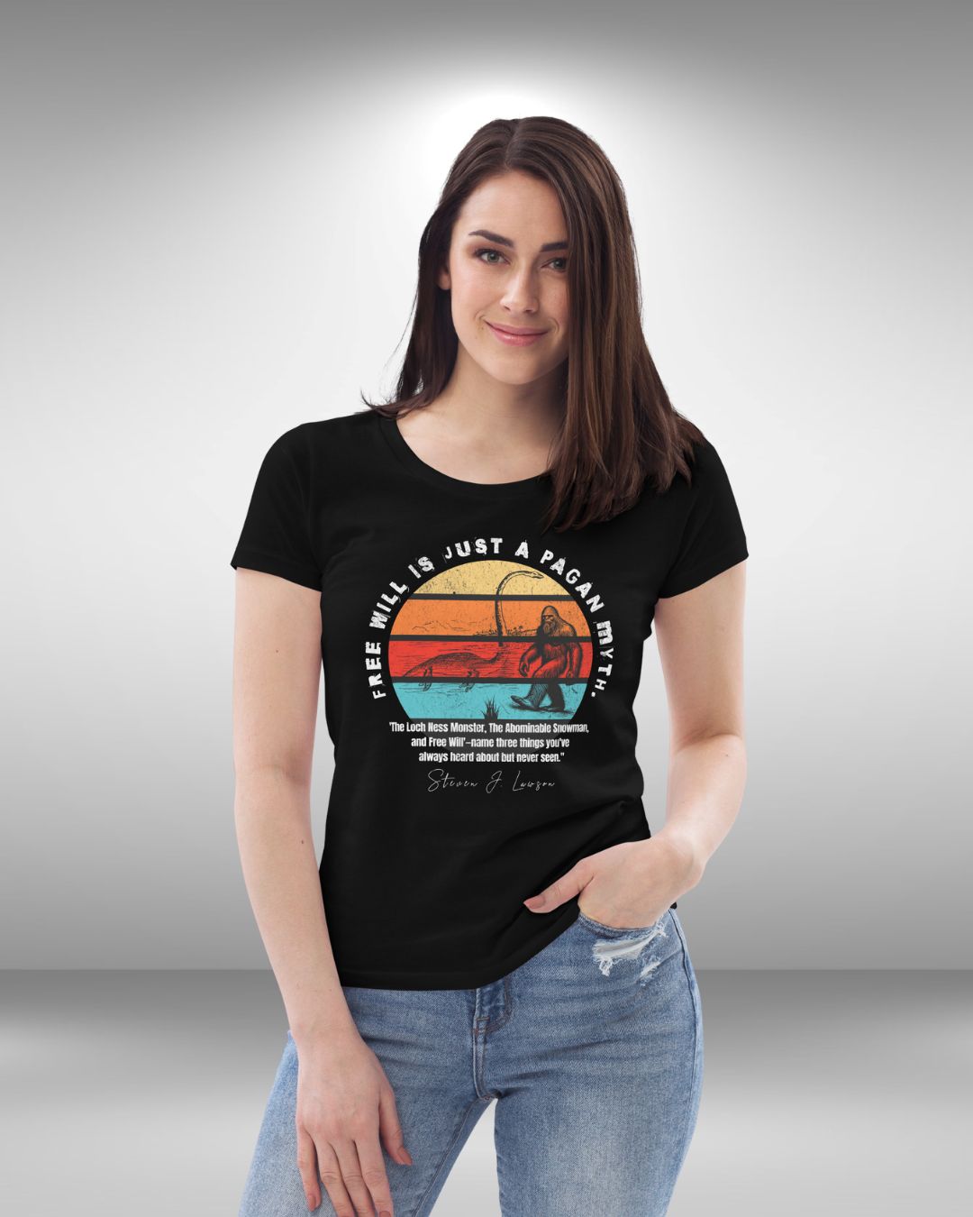 Free Will is a Pagan Myth - Women's Relaxed Fit Tee Calvinist Apparel™