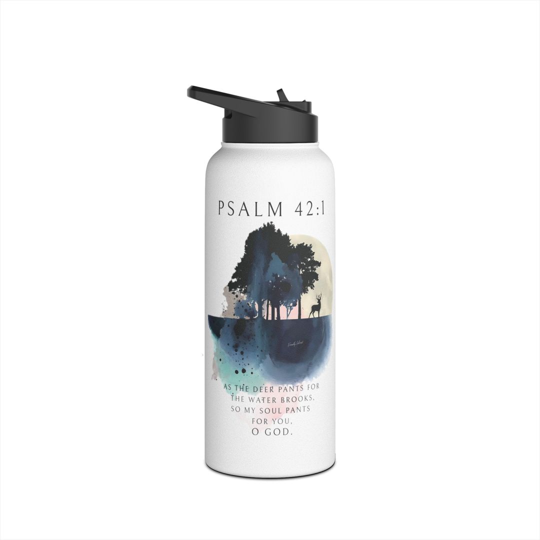 My Soul Thirsts For God - Stainless Steel Water Bottle Calvinist Apparel™