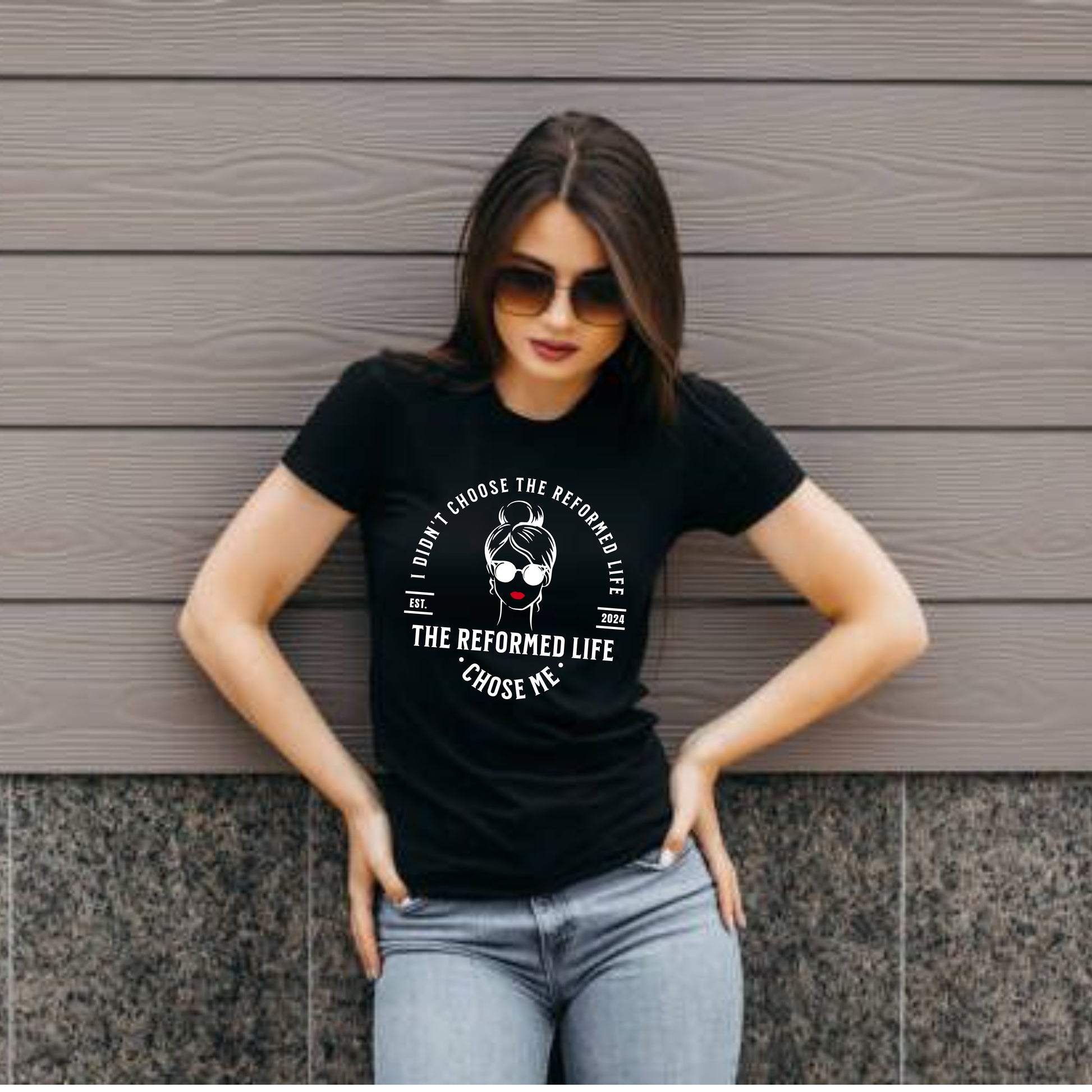 The Reformed Life Chose Me - Women's Slim Fit Tee Calvinist Apparel™