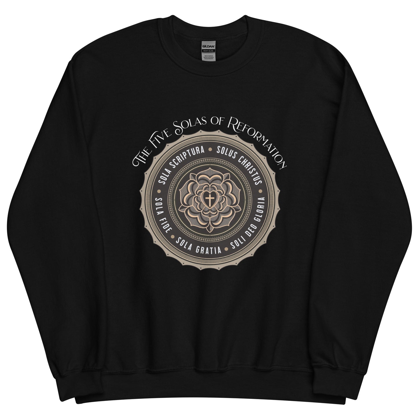 The 5 Solas - Crewneck Sweatshirt Calvinist Apparel™